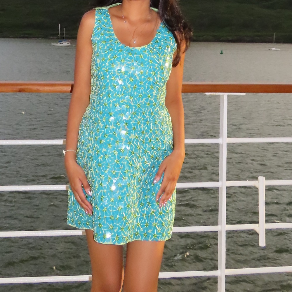 Emma mulholland on holiday sequin mini dress from free people